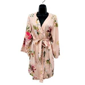 Pretty Plum Sugar Pink Floral Robe